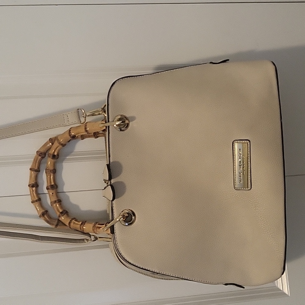 Marc New York Cream Leather Bag by Andrew Marc